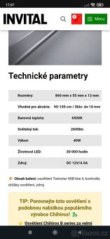 Osvětlení Twinstar light 90B - 10