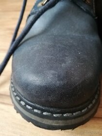 pánské kožené modročerné zimní šněrovací boty zn. Lasocki 41 - 10