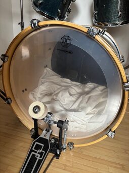DC Drums, kompletní set, 3x činel, 1x hi-hat - 10