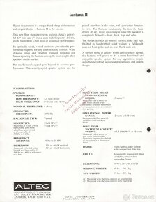 Reproduktory (JBL) ALTEC LANSING SANTANA II r.1977 - 10