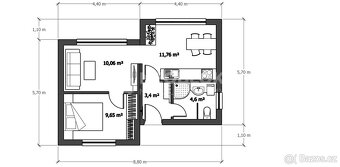 NÍZKOENERGETICKÝ MOBILNÍ DŮM 50,8 M2, VÝROBA V ČR - 10