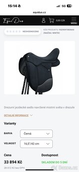 Drezurní sedlo Wintec Isabell - 10