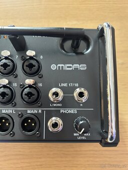 Prodám digitální mixpult Midas MR18 – ve výborném stavu - 10