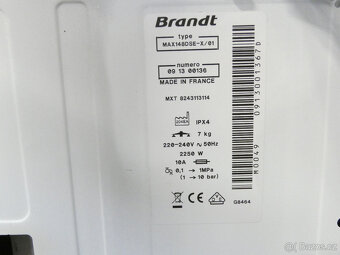 Použitá pračka Brandt MAX 148 DSE se zárukou - 10
