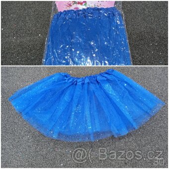 Nové tylové tutu sukně, délka 30 cm, cca 3-6 let - 10