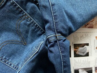 Levi’s Mile High Super Skinny W25 L30 džíny XS Levis Levi - 10