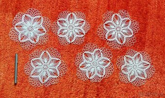 Retro dečky krajkové - háčkované či paličkované - 10