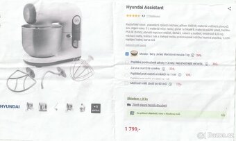 Kuchynský robot Hyundai Assistant - 10