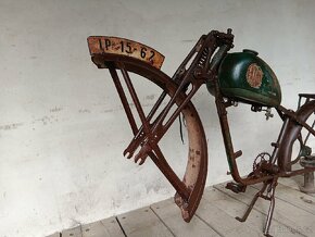 Starý motocykl, motokolo ELFA - 10