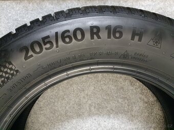 4x ZÁNOVNÍ 205/60 R16 Zimní pneu Continental WC TS870 P - 10
