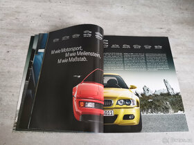 Prospekt BMW M3/M3 CSL E46, 100 stran německy 2003 - 10