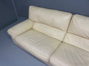 Kožená sedačka , italský design - 10