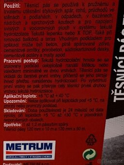 Těsnící pás Metrum + těsnící roh Den Braven - 10