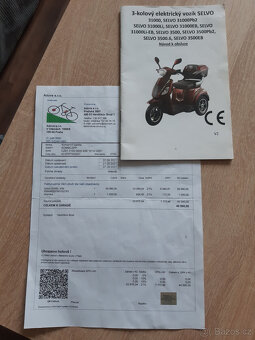 Prodám 3-kolový elektrický vozík SELVO 31000 - 10