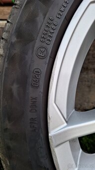 Alu VW GOLF GTD 17" 5x112 s letními pneu CONTINENTAL. - 10