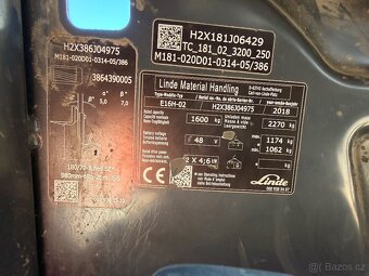 Vysokozdvižný vozík Linde Evo E16 za 149.000Kč - 10