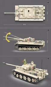 Rôzne tanky + postavičky - typ lego - nové, nehrané - 10
