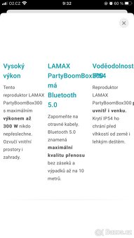 Reproduktor LAMAX PartyBoomBox 300 - 10