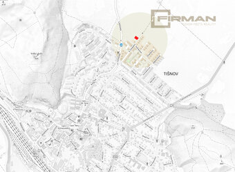 Prodej stavebního pozemku 716 m2  v Tišnově s výhledem na ho - 10