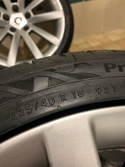 Alu kola Škoda R18 5X112 NOVÉ LETNÍ PNEU 225/40 R18 ALARIS - 10