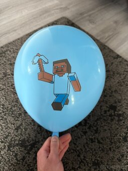 Nafukovací párty balónky Minecraft - 10