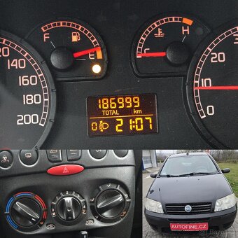 FIAT PUNTO 1,2 8v  2007 KLIMATIZACE, CITY-SERVO, ALU, TOP - 10
