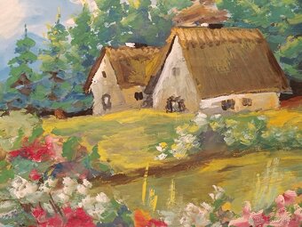 Obrazy 4ks Alois Kokáč, olej 50x70 - 10