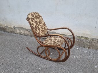 KRÁSNÉ STARÉ HOUPACÍ KŘESLO - THONET - 10
