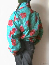Výjimečná vintage unisex bunda z 90.let vlčí máky - 10