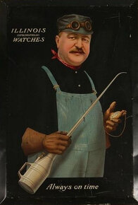 ILLINOIS 1924 "THE GOVERNOR" americké náramkové hodinky - 10
