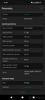 Sportovní kočárek zn. lionelo - 10