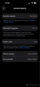 iPhone 15 Pro 256gb, ZÁRUKA půl roku, Blue titanium - 10