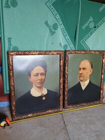 Obrazy staré olej - 10