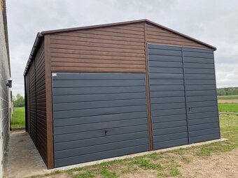 6x8M Montovaná plechová hala, sklad, garáž, servis - 10