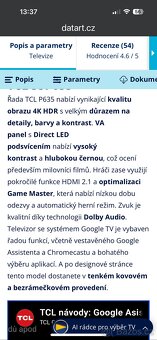 Televize TCL55P635 - 10
