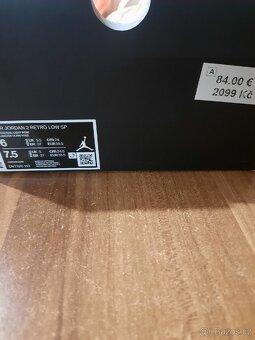 Nike air Jordan 2 retro low sp,v.eur 38,5, NOVÉ - 10