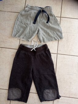 Tepláky, kraťasy, rifle, kalhoty do deště-vel.98/104/110/116 - 10