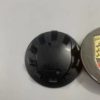 Porsche středové krytky kol – 76mm / 65mm (3 barvy) - 10