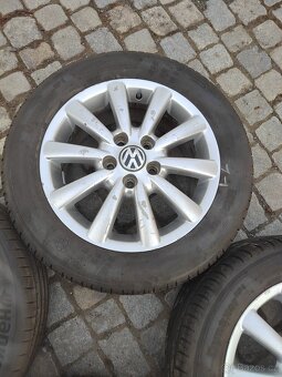 Prodám orig.alu 16 VW Sharan 5x112 ET 59 letní pneu - 10