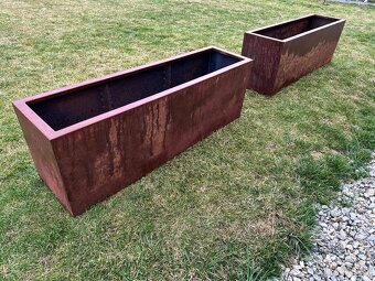 Kvetináč Corten - Vyvyseny zahon - 10