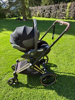 Cybex E-Priam Rose Gold 3in1 + kabelka Cybex - 10