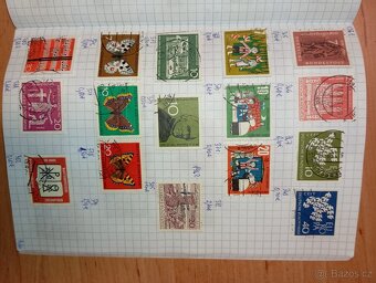 Německé poštovní známky 1951-1972 zošit - 10