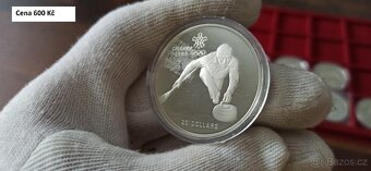 Kanada stříbrné 20 Dollars OH Calgary 1988. - 10