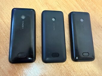 NOKIA 208 plně funkční s originální baterií, červená a černá - 10