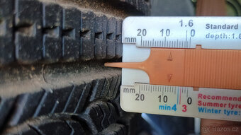 Zimní pneu 195/65 R15, 7mm, disk 4x108 (#099) - 10