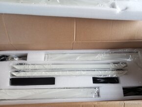 Elektrický polohovací stůl, standup desk, bílý rám - 10