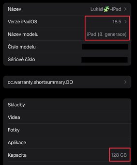 Apple iPad 8. generace 128gb + apple pencil - 10