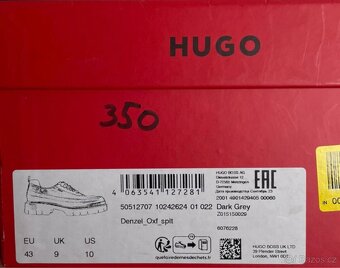Nové kožené pánské boty HUGO BOSS v.43 - 10