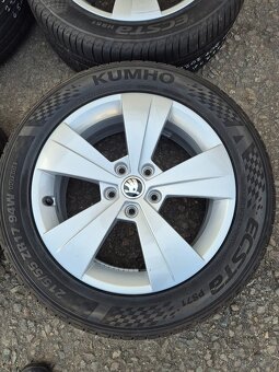 Škoda TRITON 6,5Jx17 ET41 5x112 Superb+letní 215/55R17 6mm - 10