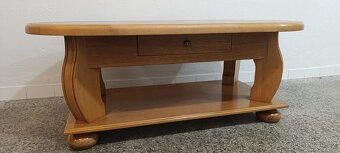 Konferenční stolek, masív, Nábytek s příběhem - 10